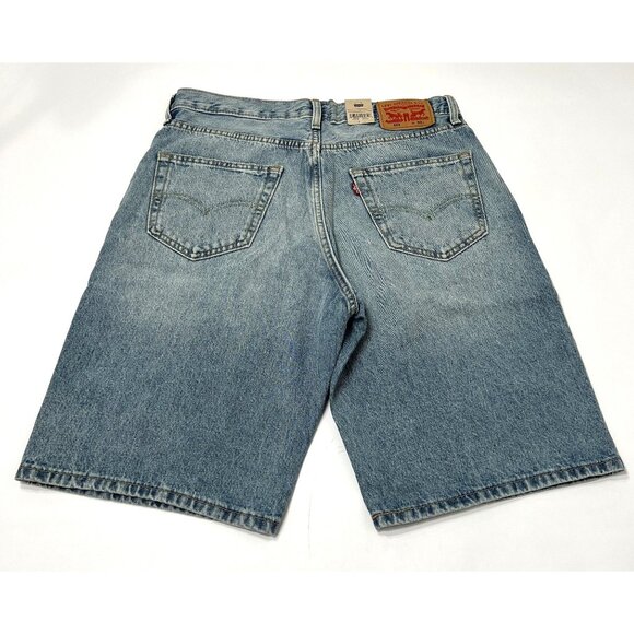 Levi's 469 Loose 12" Men's Shorts in Made Away Light Wash - Picture 4 of 5